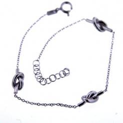 Bracelet lacs d'amour 3 noeuds