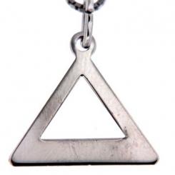 Pendentif triangle évidé